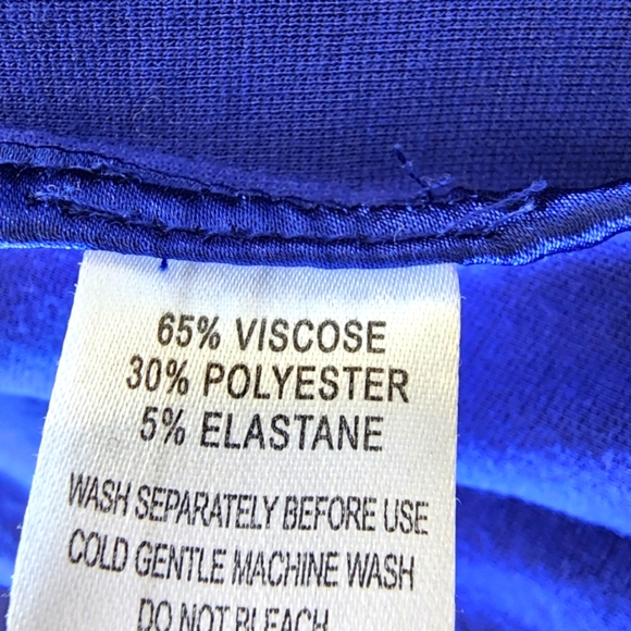CiTY CHIC winter jacket cobalt blue open cropped blazer size 14 - Picture 14 of 15